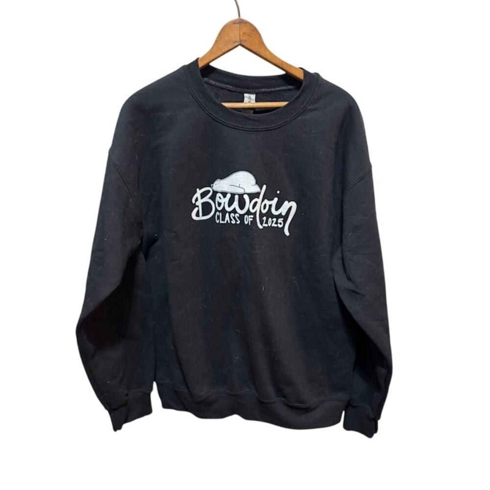 Bowdoin College crewneck sweatshirt class 2025 sz Medium nwot